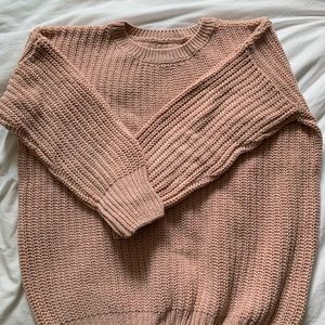 Forever 21 Pink Knit Sweater